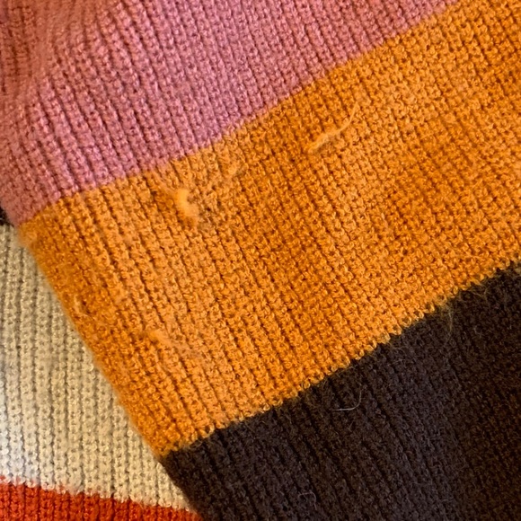 Vici Dolls Brady Striped Pocketed Sweater Medium - Picture 3 of 5